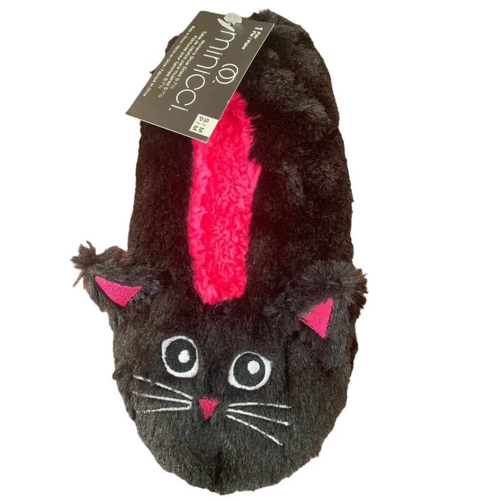 Minicci Women’s Slippers - Animals, Cats, Sizes 5-7.5 S/M  NWT